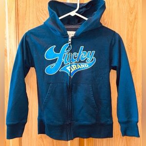 LUCKY BRAND zip sweater NEW